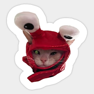 Lobster cat Sticker